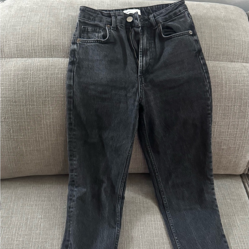 Zara High Rise Black Women's Jeans